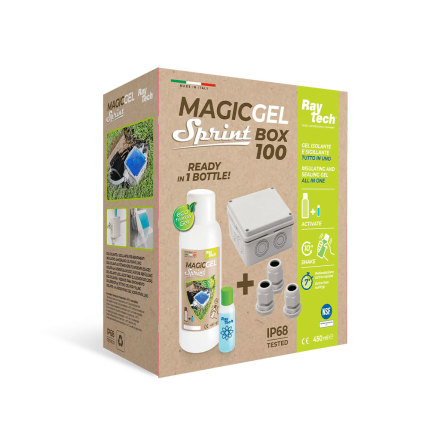 Raytech Kopplingsdosa 100 inkl. Magic Gel 450ml