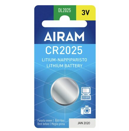 Airam CR2025 Litiumbatteri 3V
