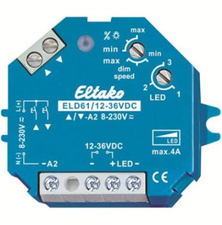 Eltako LED-PWM Tryckdimmer ELD61/12-36V DC